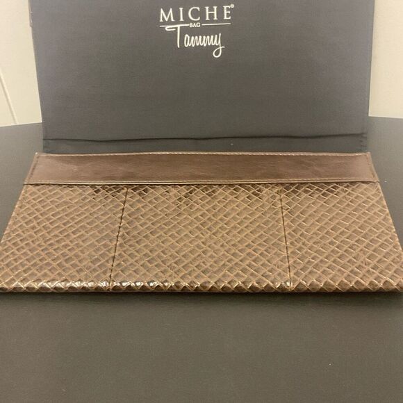 Miche Purse Classic Shell Cover Only Tammy Brown Leather 11.5" - Picture 11 of 12